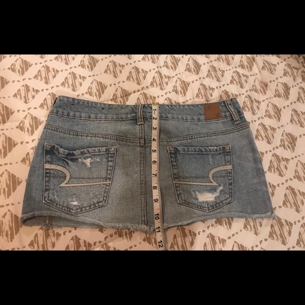 Light Blue Denim Jean Mink Skirt Women’s Size 8 - Picture 5 of 8